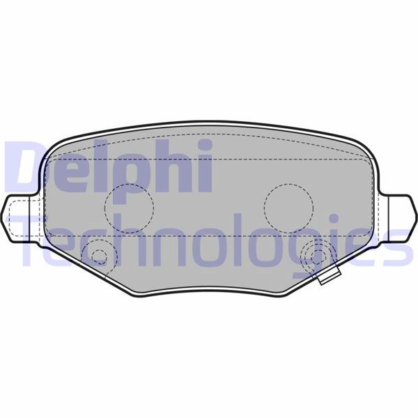 Chrysler Grand Voyager Arka Fren Balatası DELPHI