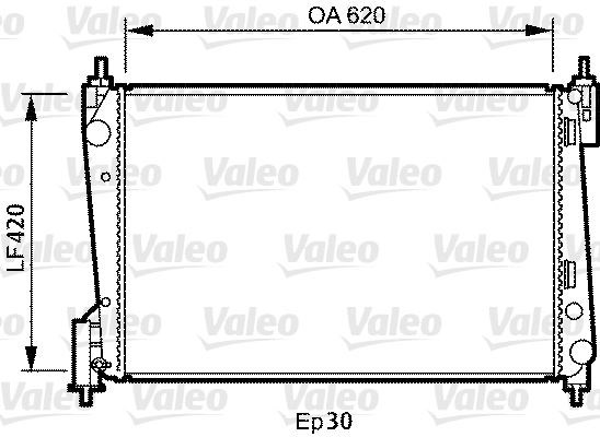 Fiat Grande Punto Linea 1.3 MTJ Mekanik AC Klimasız Radyatör VALEO