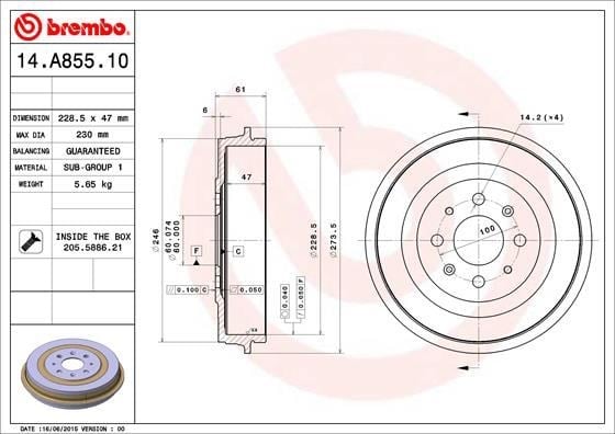 Fiat Grande Punto Fren Kampanası BREMBO