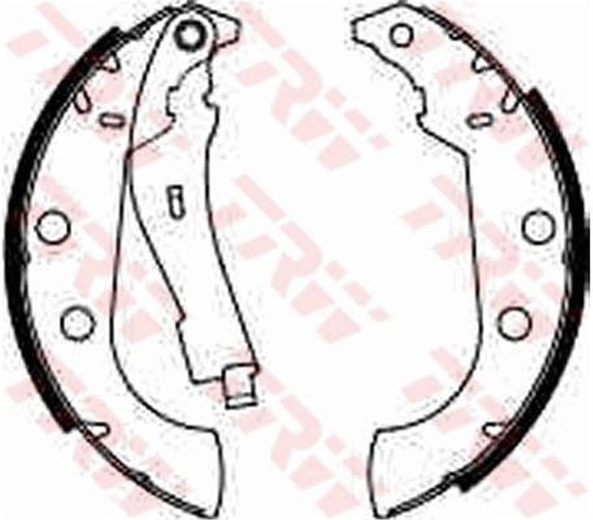 Gs8626 Arka Pabuç Balata Xsara 1.4Hdi 1.6 1.8 1.5D 98-05 306 94-01 405 92-95 Gs8