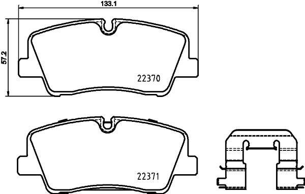Hyundai H350 Arka Fren Balatası 2.5L D4CB Minibüs BREMBO