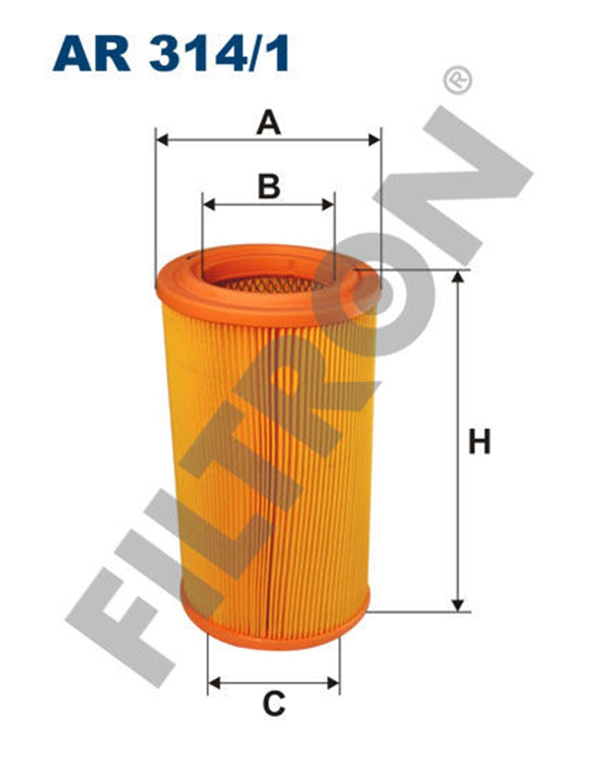 Hava Filtresi Berlingo 1.9D-1.8D 96 P306 1.9D 93-01 Partner 1.9D-1.8D 96 Xsara1.