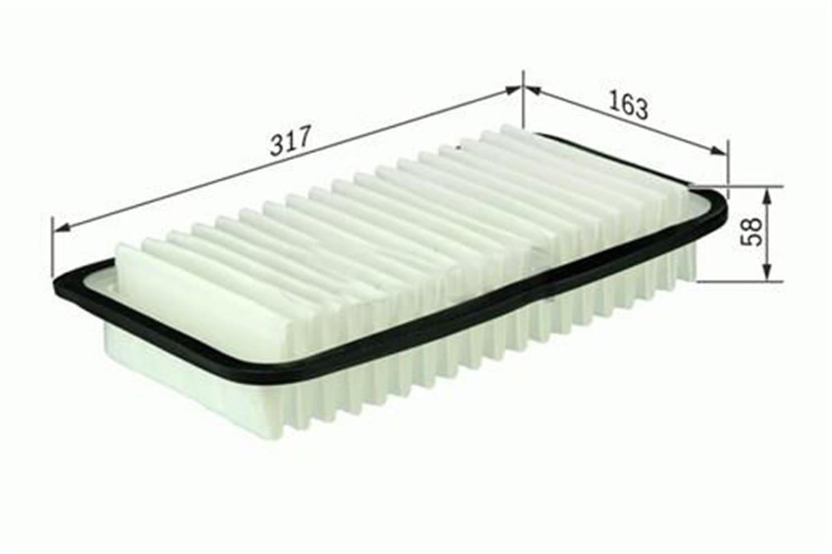 Hava Filtresi Yarıs 1.4 D-4D 06-08