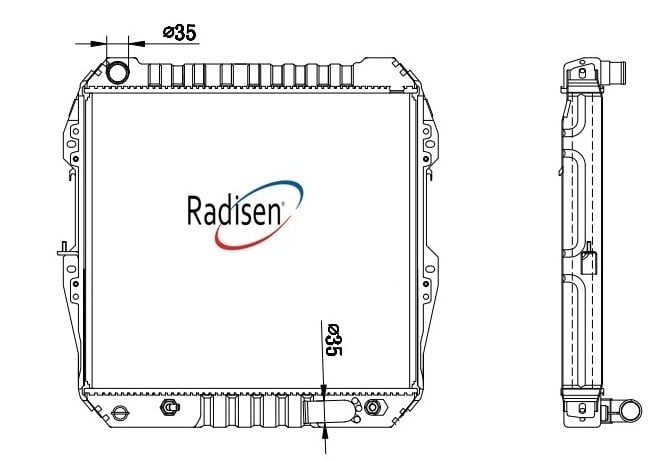 Toyota Hi-Lux Radyatör RADISEN