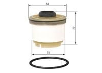 Toyota Hilux Vigo Isuzu D-Max Mitsubishi L200 Yakıt Filtresi BOSCH