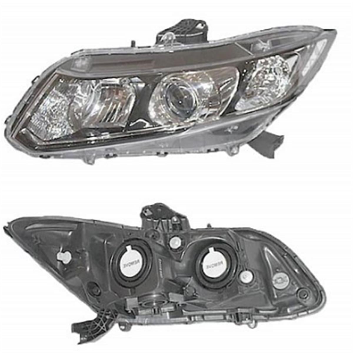 Honda Civic Sol Ön Far Siyah Depo (2011 Ve Üzeri)