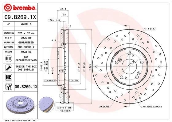 Honda Ön Fren Diski [Xtra] BREMBO