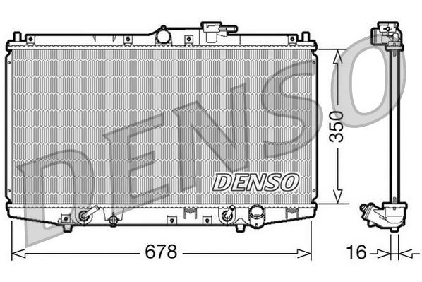 Honda Accord VI Motor Su Radyatörü DENSO