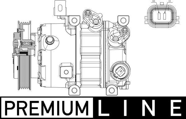 Hyundai Kia Klima Kompresörü 1.7 TCI MAHLE