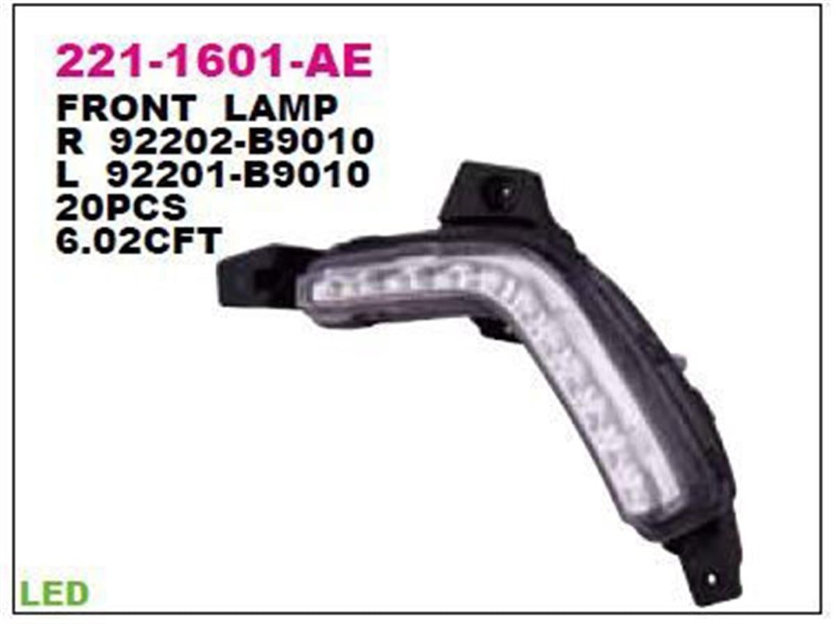 Hyundai İ10 Sağ Gündüz Farı Depo Benzin-Dizel (2013-2016) 92202B9010