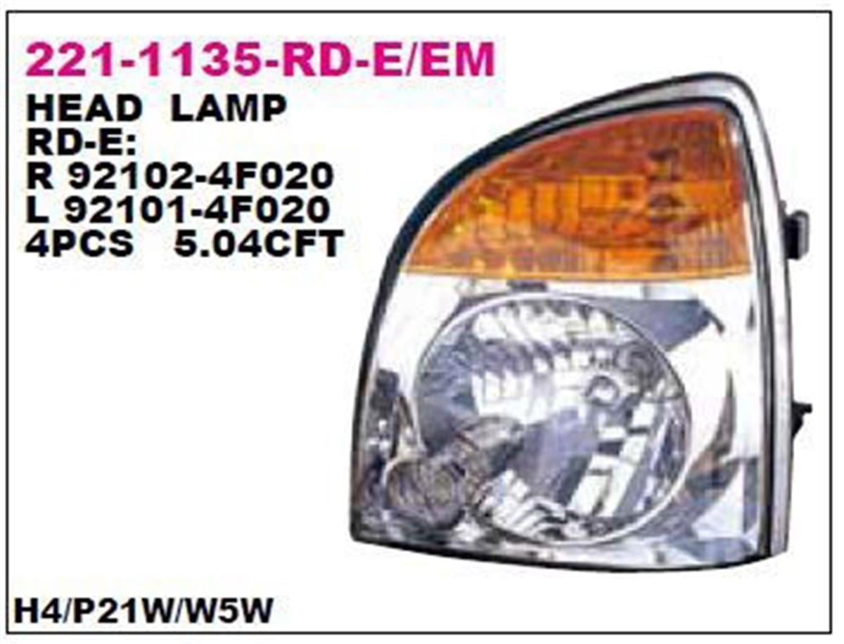 Hyundai H100 Far Sağ Depo Benzin-Dizel (04-) 921204F030