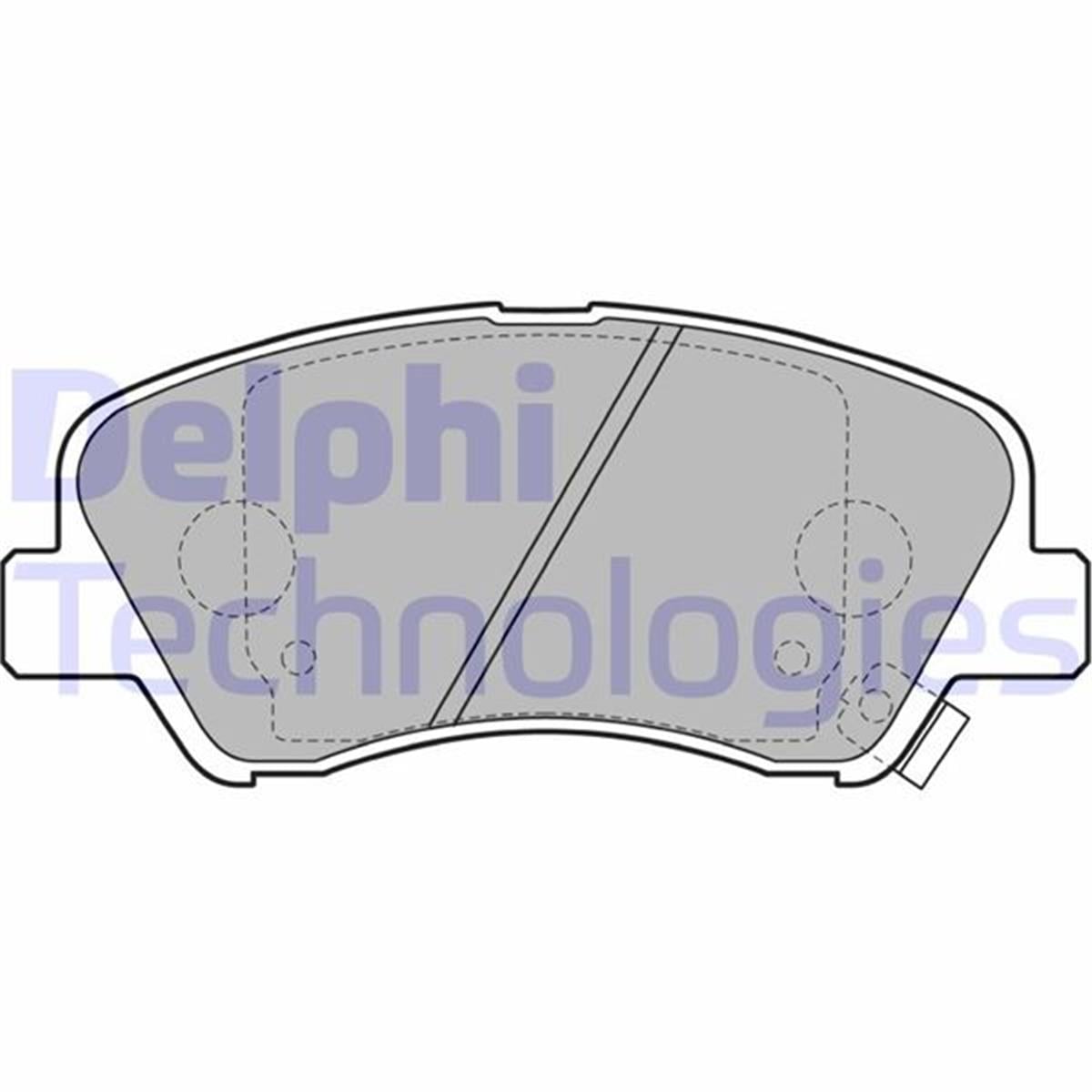 Hyundai Accent Blue Elantra Kia Rio Ön Fren Balata 581011Ra00-581011Ra05-581011Wa