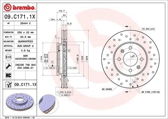 Hyundai Ön Fren Diski Xtra BREMBO