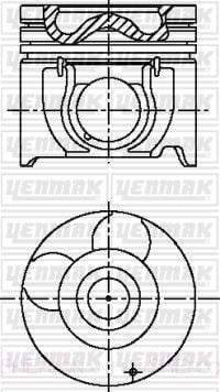 Hyundai Starex CRDI / Kia Sorento Piston Segman STD 91.00mm YENMAK