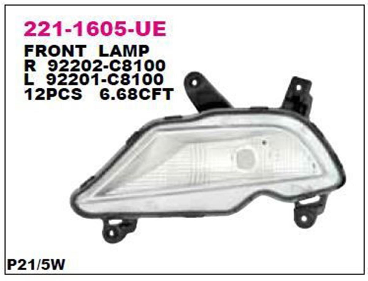 Hyundai İ20 Sol Gündüz Farı Depo Benzin-Dizel (2015-) 92201C8100