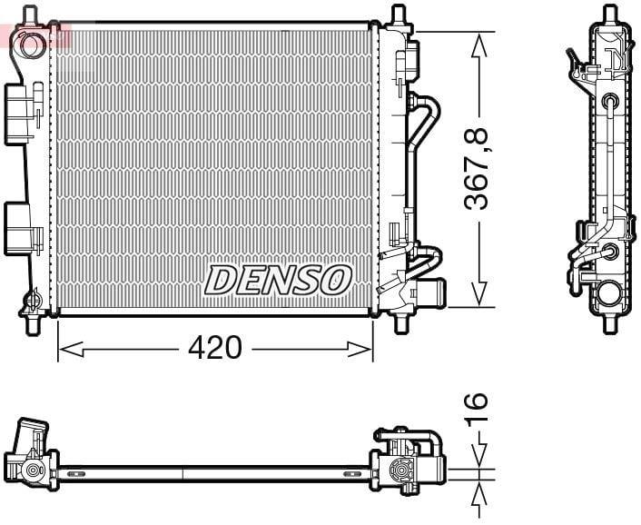 Hyundai i10 2 Motor Su Radyatörü DENSO