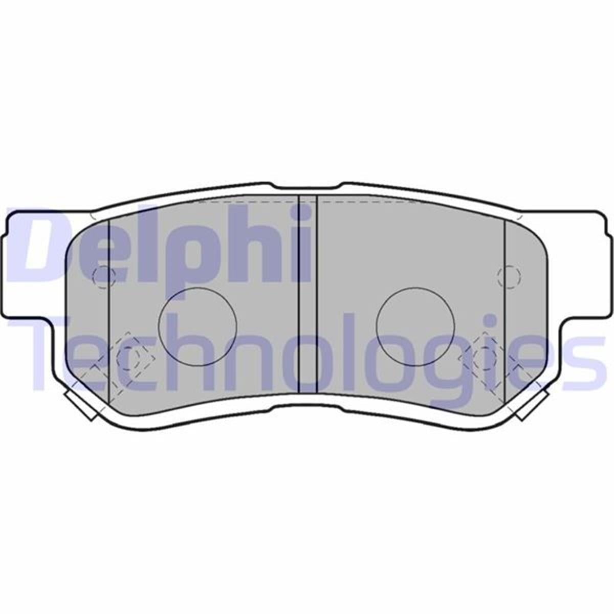 Hyundai Santa Fe Sonata Tucson Arka Fren Balatası Delphi