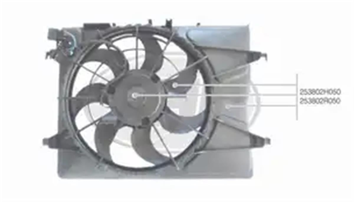 Hyundai İ30 Elantra Radyatör Fanı Bsg Benzinli (2007-2011) 253802H050