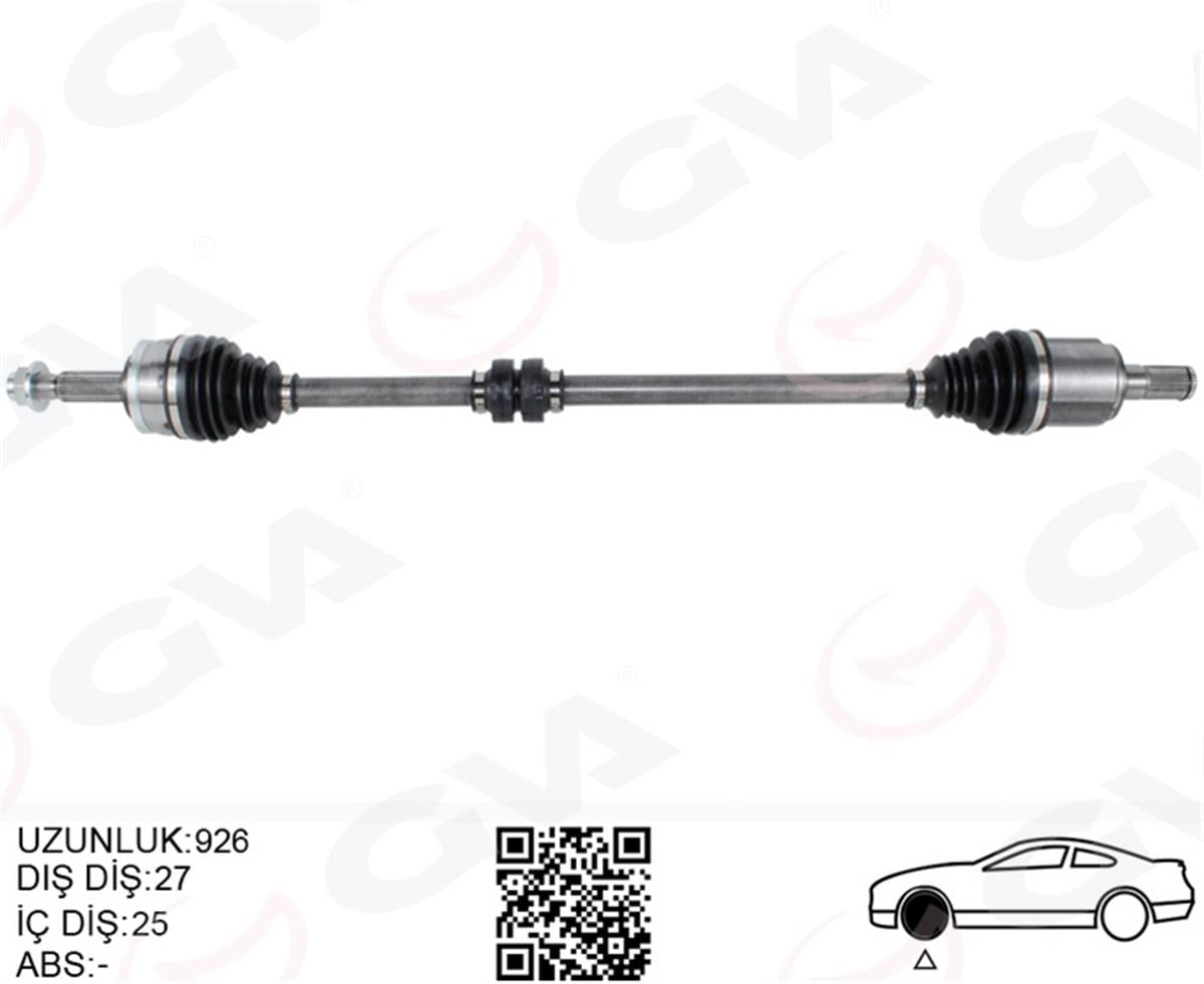 Hyundai Bayon 1.0L 1.4L G3le G4lc (2021>) Komple Aks Sağ 49501Q0200