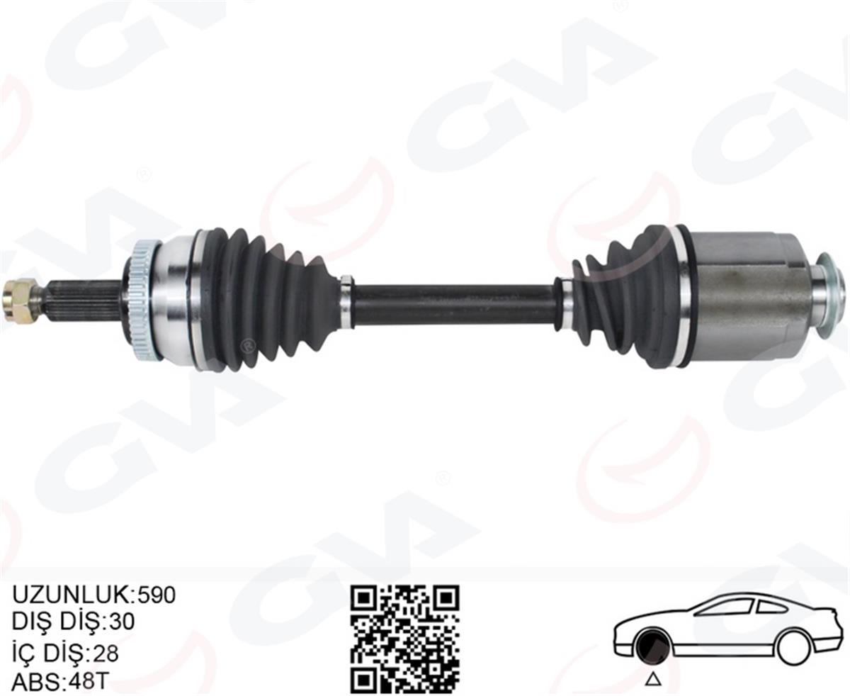 Hyundai Ix35 (10-) 2.0 Crdi Kia Sportage (10-) 2.0 Crdi Komple Aks 495012Y050-495012S030