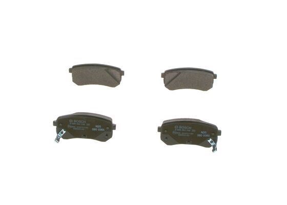 Hyundai i10 Arka Fren Balatası 1.0L 1.1L 08-13 / Kia Picanto 1.0L 1.1L 05-11... BOSCH