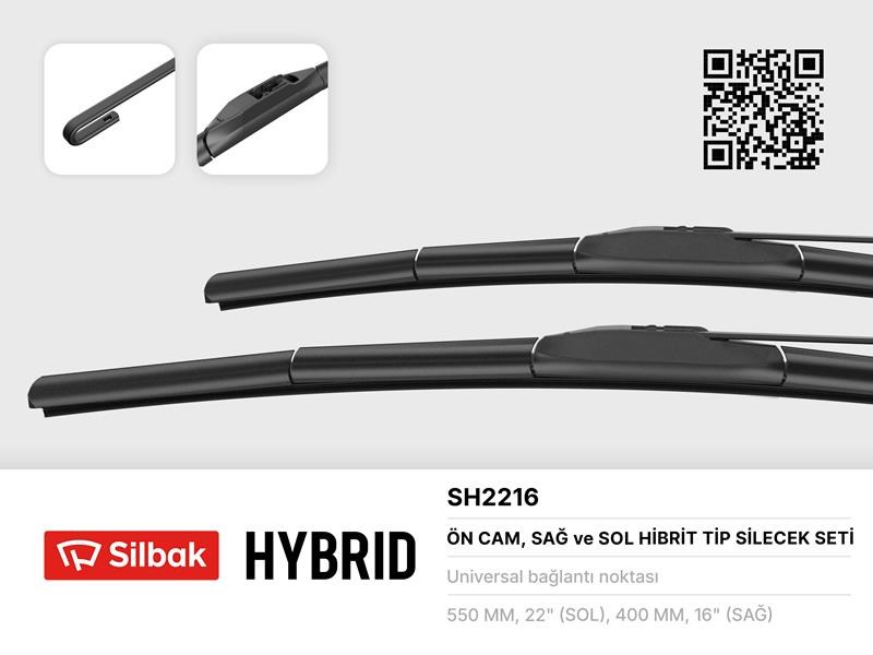 Hyundai i10 Picanto Cherry Tiggo 7 Pro Silecek Süpürgesi Muz Tipi 550/400mm SILBAK