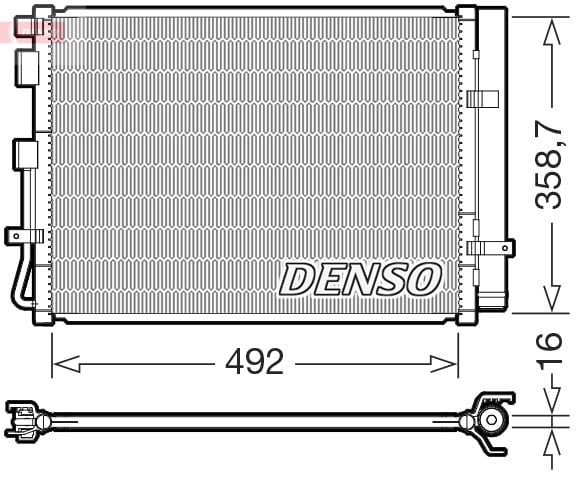 Hyundai i20 Bayon Klima Radyatörü Kondenser 1.0L G3LE 21-> DENSO