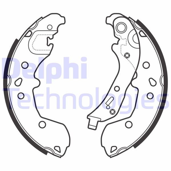 Seat Ibiza Volkswagen Polo Arka Fren Pabucu DELPHI