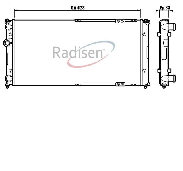 Seat Ibiza Radyatör RADISEN