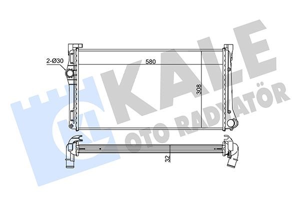 Fiat Idea Su Radyatörü [04>] KALE-RADYATOR