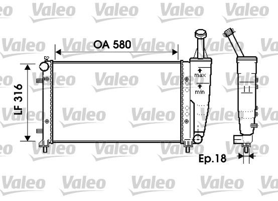 Fiat Idea Radyatör VALEO