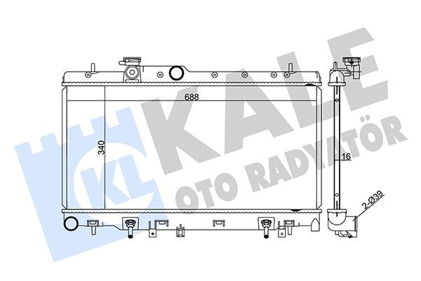 Impreza Legacy III Outback Radyatör KALE-RADYATOR