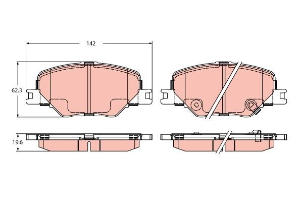 Opel Insignia B Ön Fren Balatası TRW