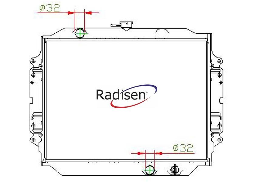Isuzu TFR Su Radyatörü Dizel RADISEN