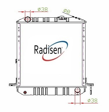 Isuzu 100P Radyatör RADISEN