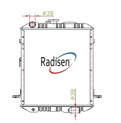 Isuzu NPR 3.9 Radyatör RADISEN