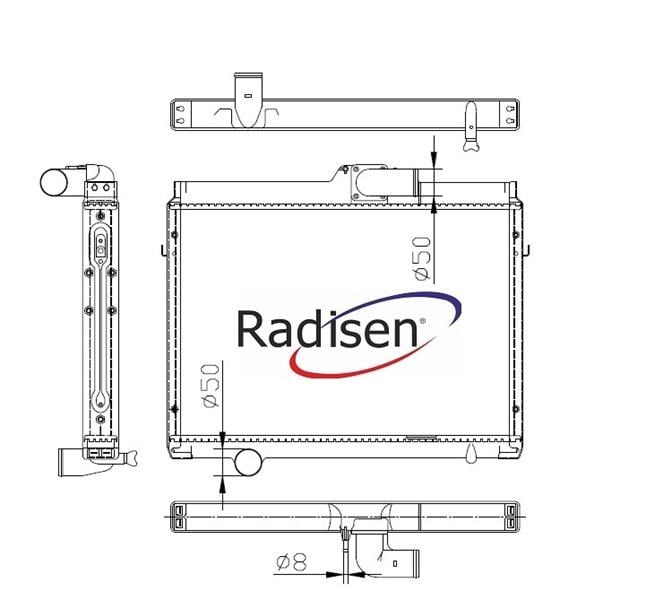 Isuzu Forward Radyatör RADISEN