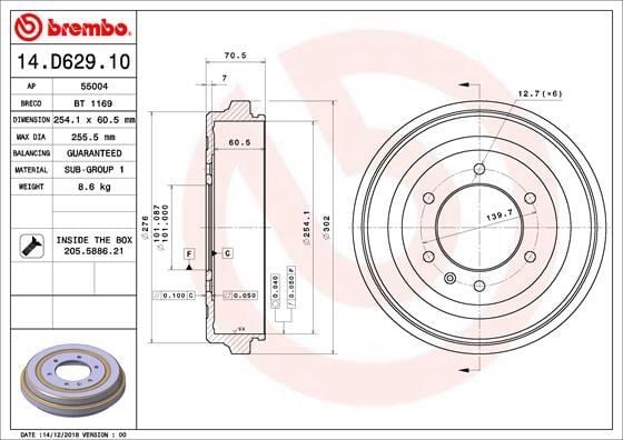 Isuzu D-Max I Fren Kampanası BREMBO