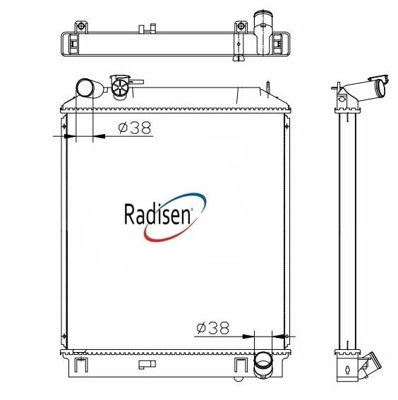 Isuzu NHR Radyatör RADISEN