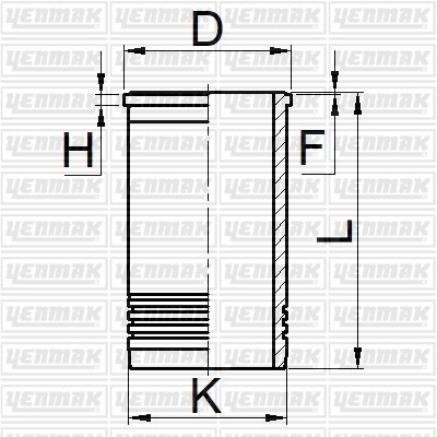 Iveco Cursor 9 Euro 6 Gömlek Q117.0MM STD YENMAK