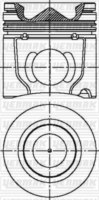 Iveco Tector Nef Euro 3 Piston Segman Q102.0mm STD YENMAK