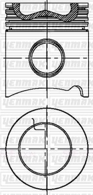 Iveco 8210.42 Piston Segman Q137.0mm STD YENMAK