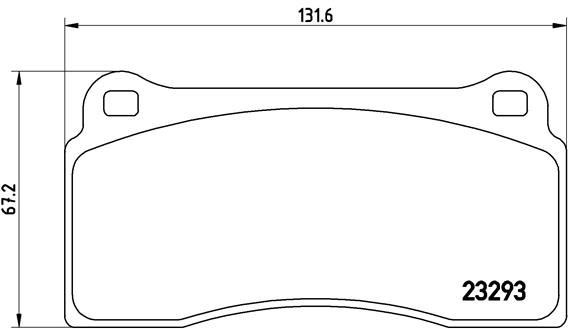 Jaguar Ön Fren Balatası Low-Met BREMBO