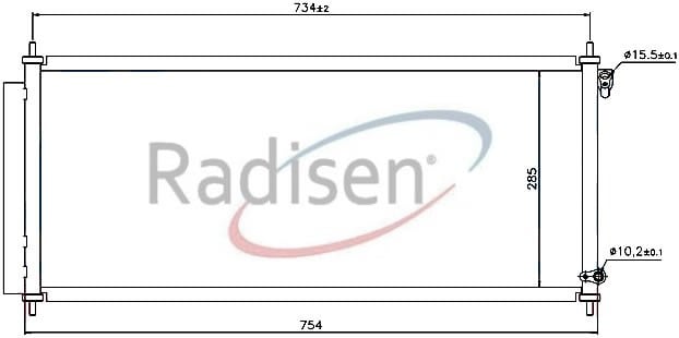 Honda Jazz Klima Radyatörü 1.4L L13A GD1 RADISEN