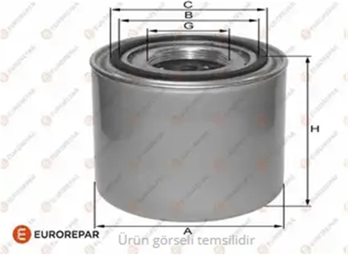 Cherokee S40 S70 V40 V50 V60 Navara Escort Yağ Filtresi Eurorepar 418432