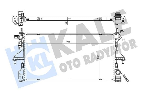 Citroen Jumper Peugeot Boxer Radyatör KALE-RADYATOR