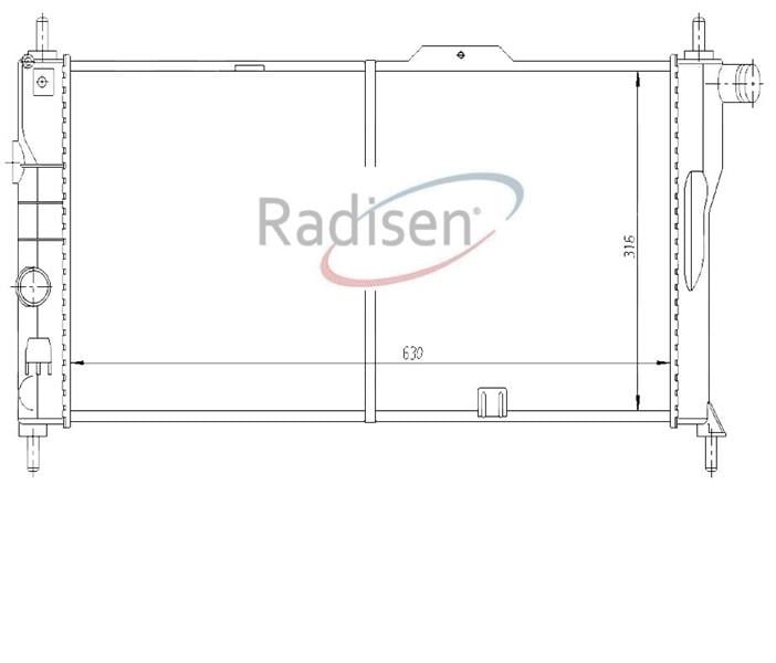 Opel Kadett E Radyatör 1.6-1.6i-1.8i Klimasız RADISEN