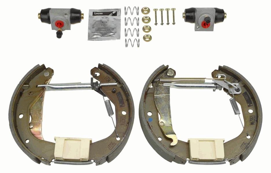 Opel Kadett E Arka Aks Pabuçlu Balata Kiti TRW