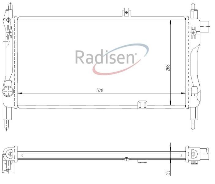 Opel Kadett E Radyatör 1.2 1.3 RADISEN