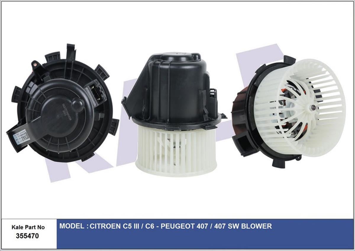 Kalorifer Motoru Cıtroen C5 Iıı-C6-Peugeot 407-407 Sw Blower